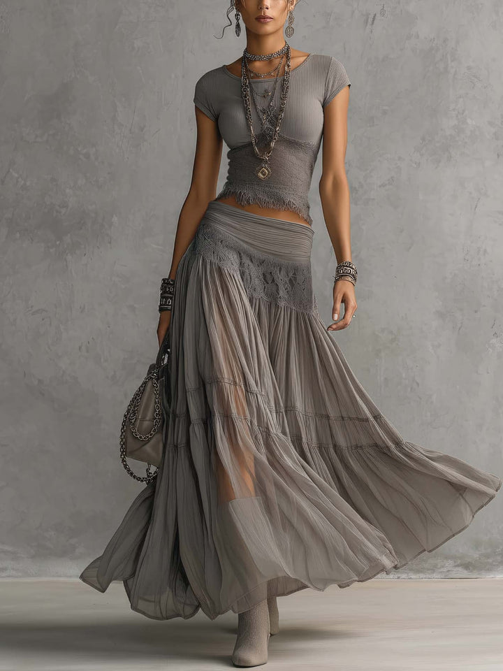 Finella Maxi Skirt Set
