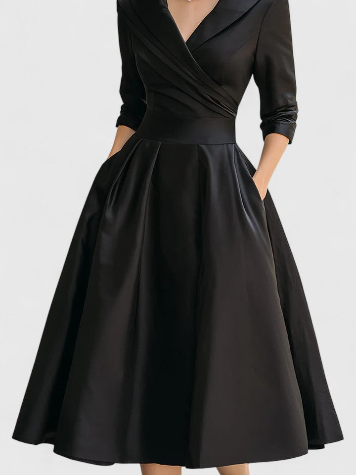 Yan | Robe midi élégante