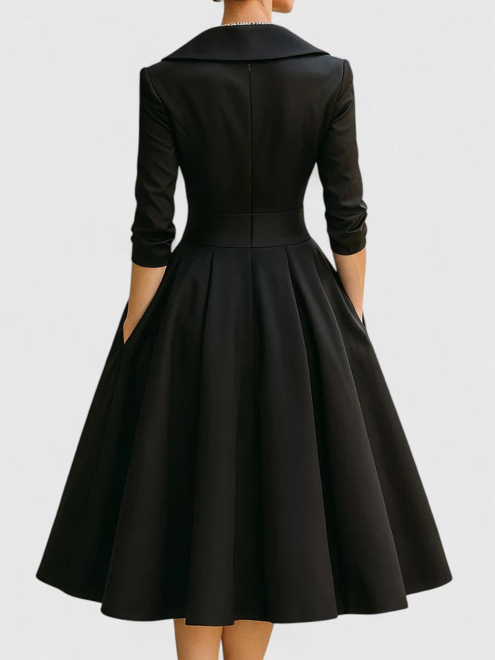 Yan | Robe midi élégante