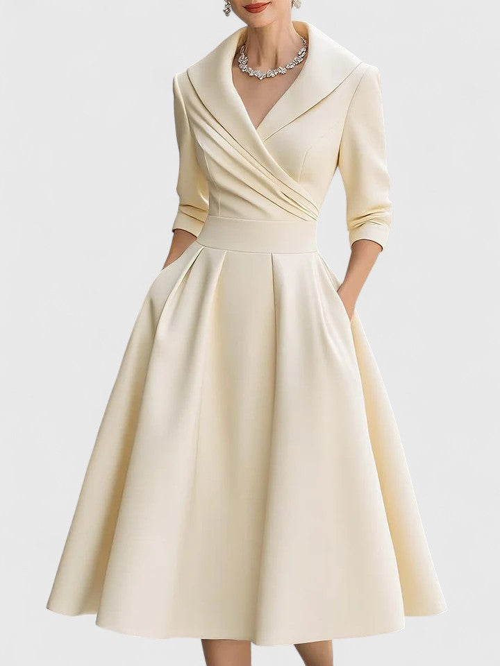 Yan | Robe midi élégante