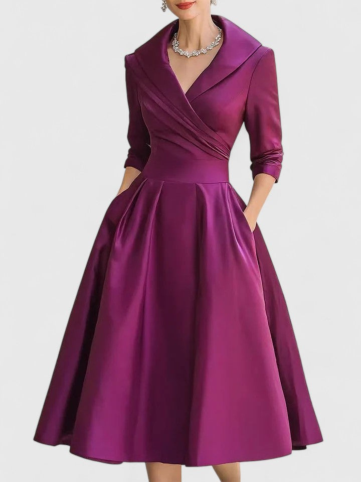 Yan | Robe midi élégante