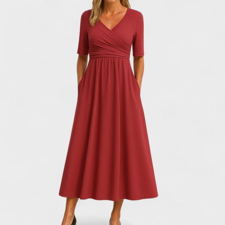 Phoebe | Robe midi élégante