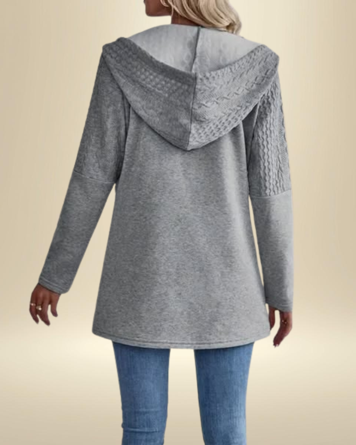 Elena | Knit Zip Hoodie
