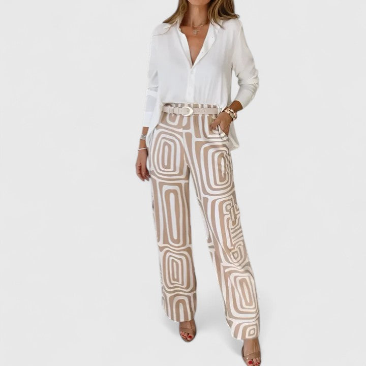 Kira | Ensemble deux pièces élégant (ceinture offerte)