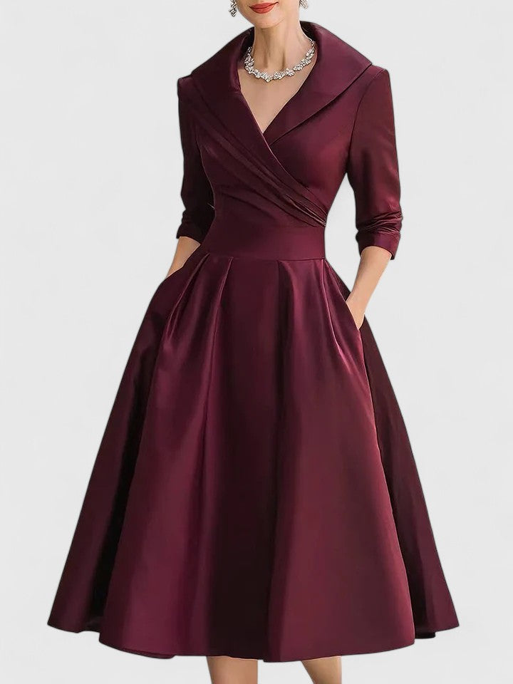 Yan | Robe midi élégante
