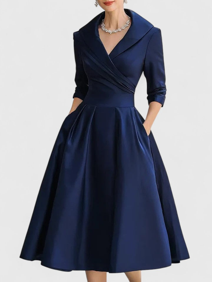 Yan | Robe midi élégante