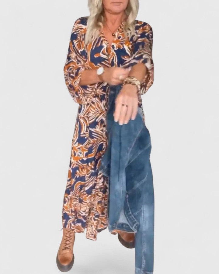 Julee | Robe maxi sophistiquée