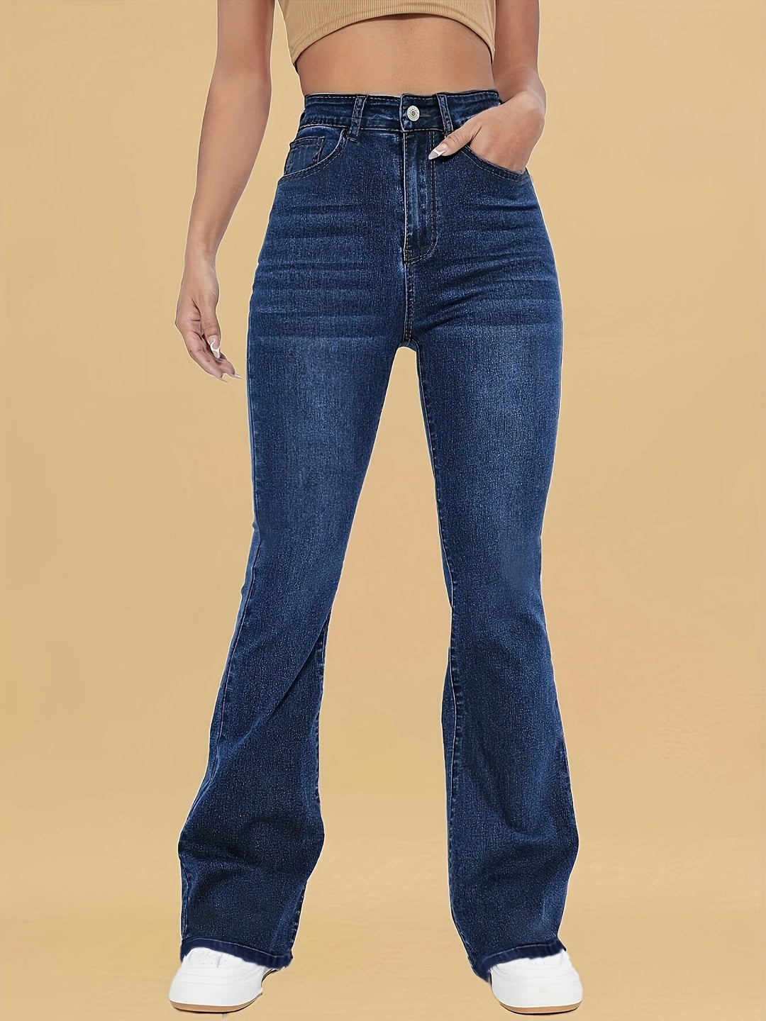 INÈS™ - Jeans évasés chics et modernes