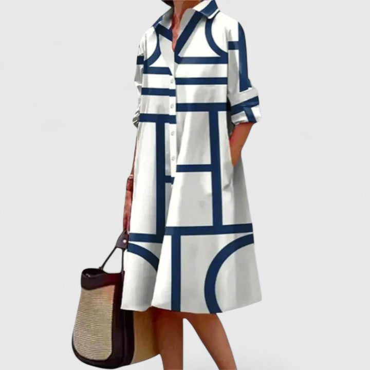 Charlene | Robe midi sophistiquée