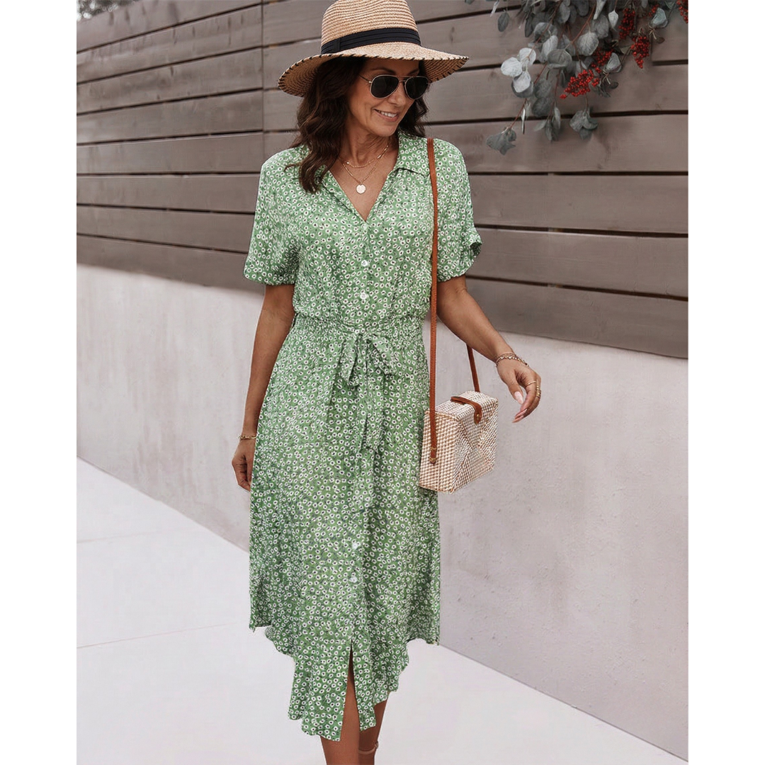 Teresa Floral Midi Dress
