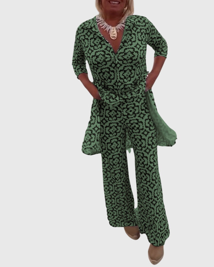 Gabriella™ | Ensemble deux pièces vintage élégant