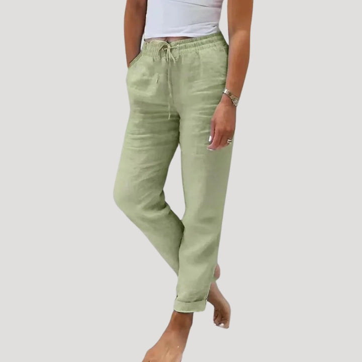 Doris Drawstring Lightweight Trousers