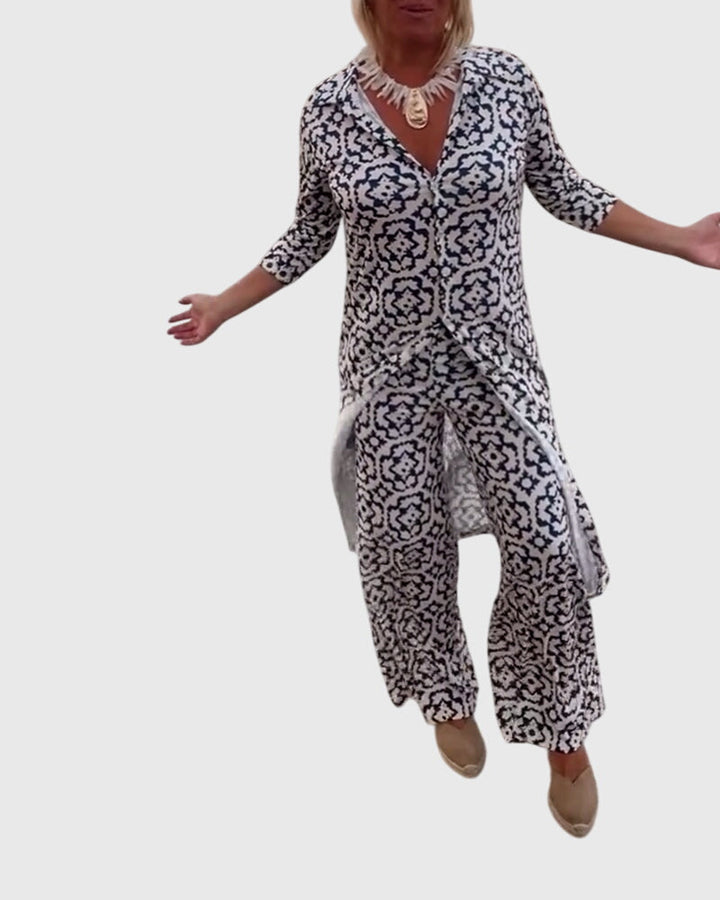 Gabriella™ | Ensemble deux pièces vintage élégant