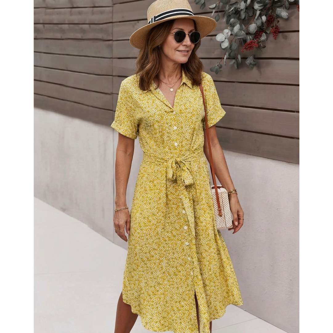 Teresa Floral Midi Dress