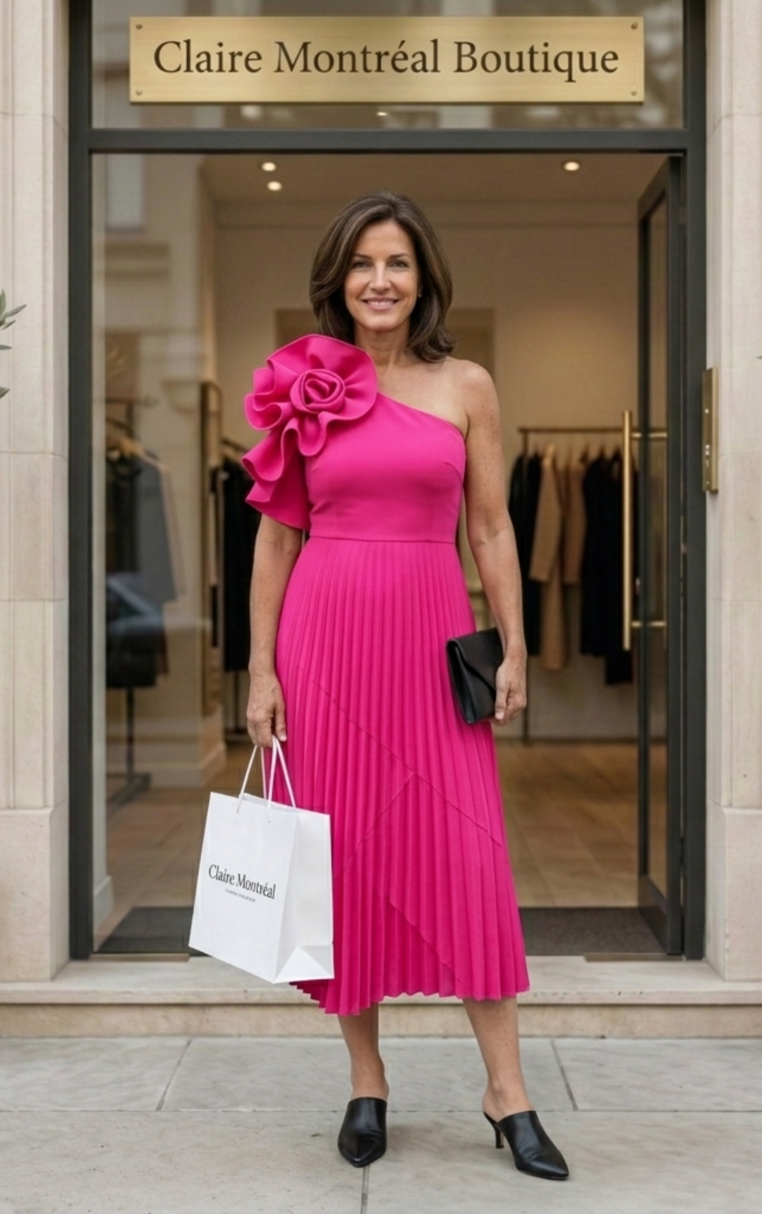 MINERVA™ - Élégante robe de soirée asymétrique à volants grande taille