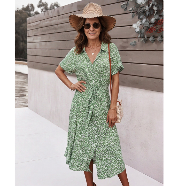 Teresa Floral Midi Dress
