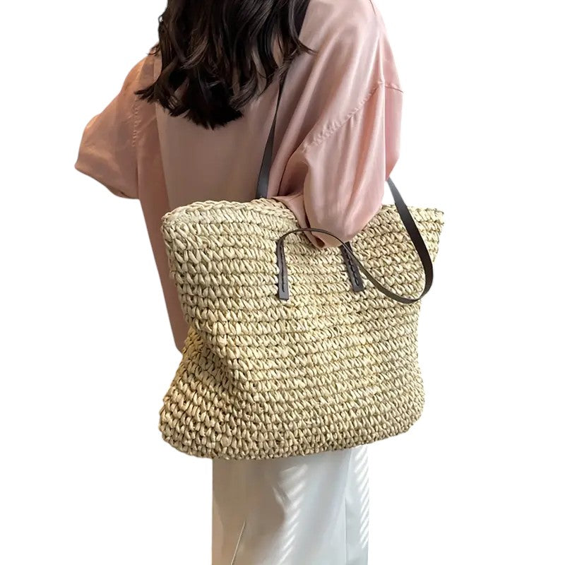 Sac cabas tissé Olivia