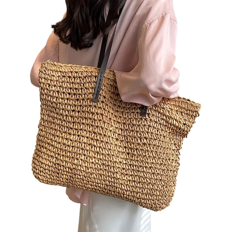Sac cabas tissé Olivia