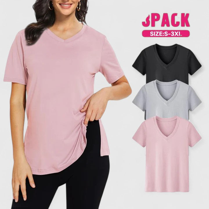 Samantha | T-shirt confortable (lot de 3)
