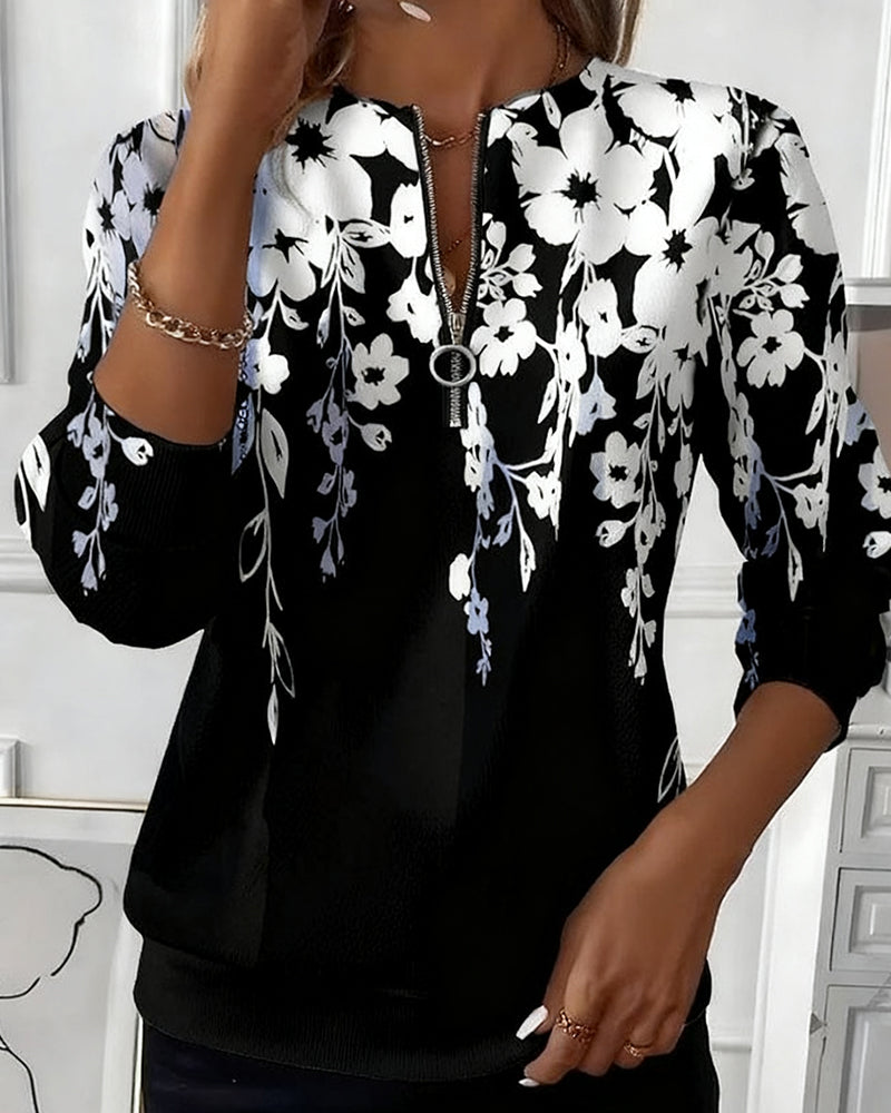 Arden | Vintage Half-Zip Sweatshirt
