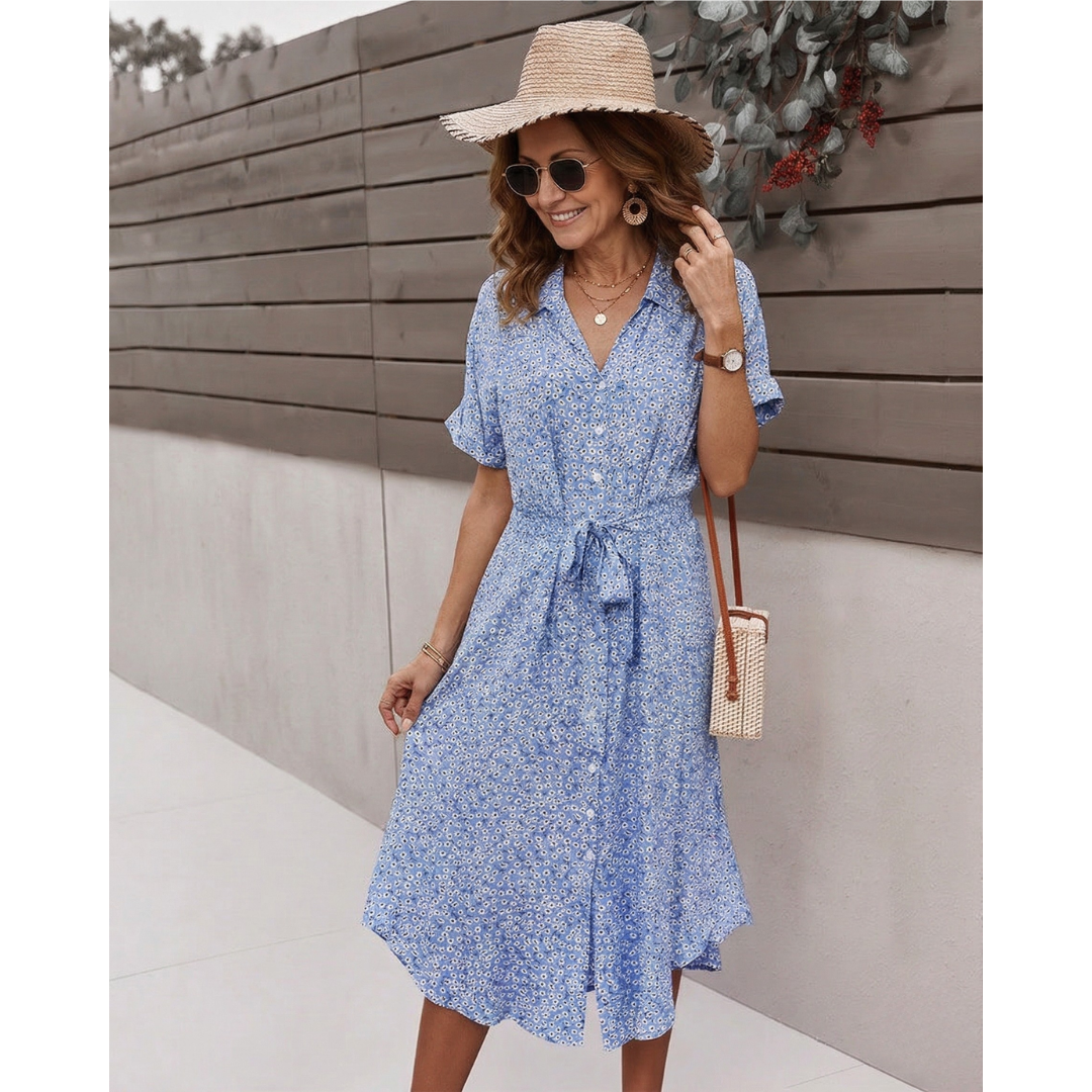 Teresa Floral Midi Dress