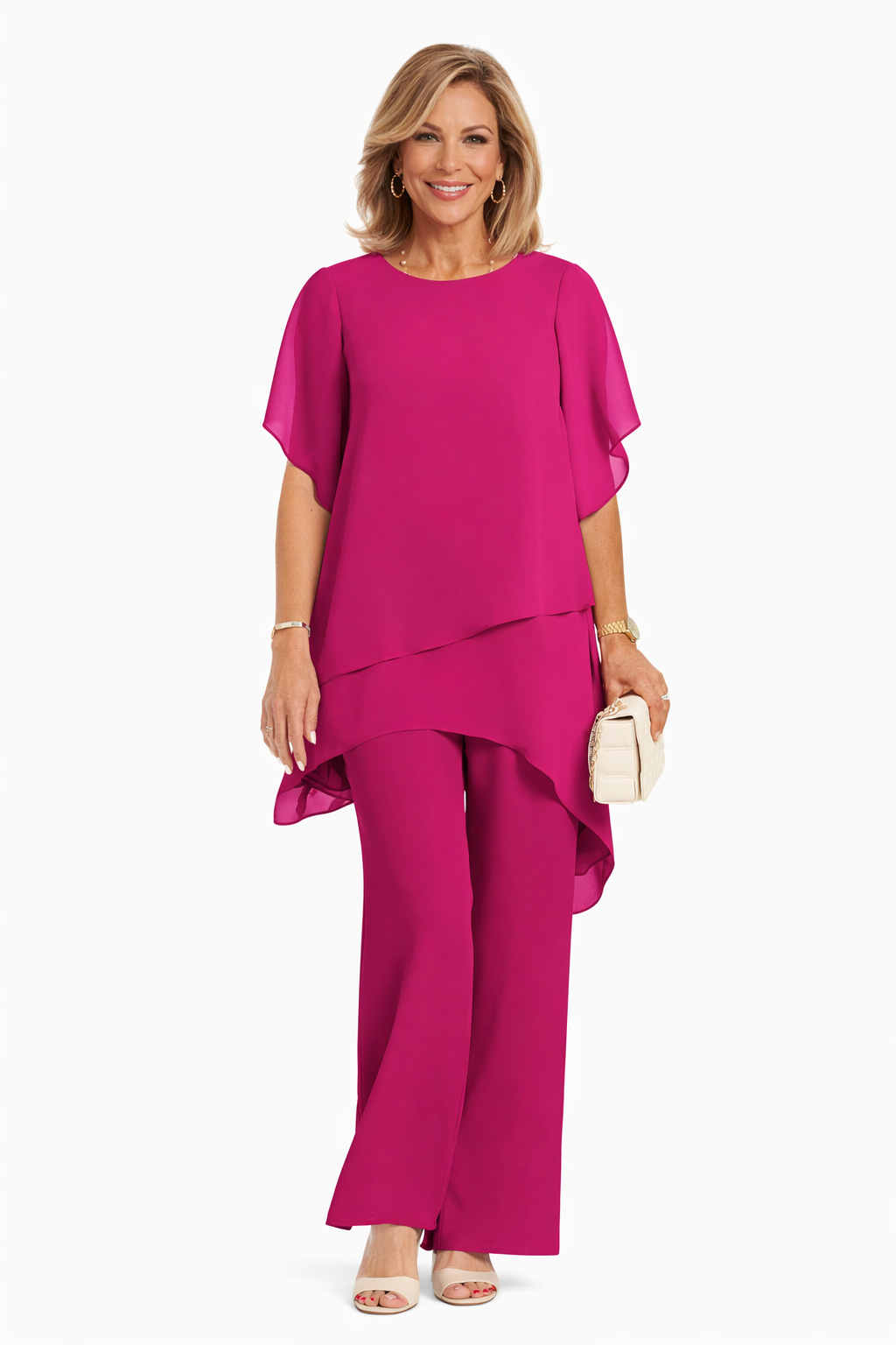 Avelonix Elegant Flowing Two-Piece Set
