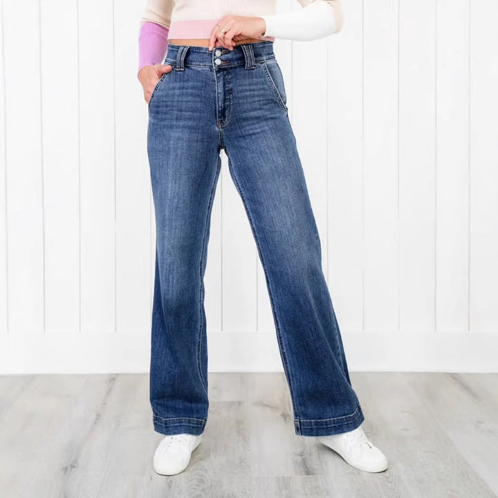 TALLIS™ – Jeans larges confortables à doublure double