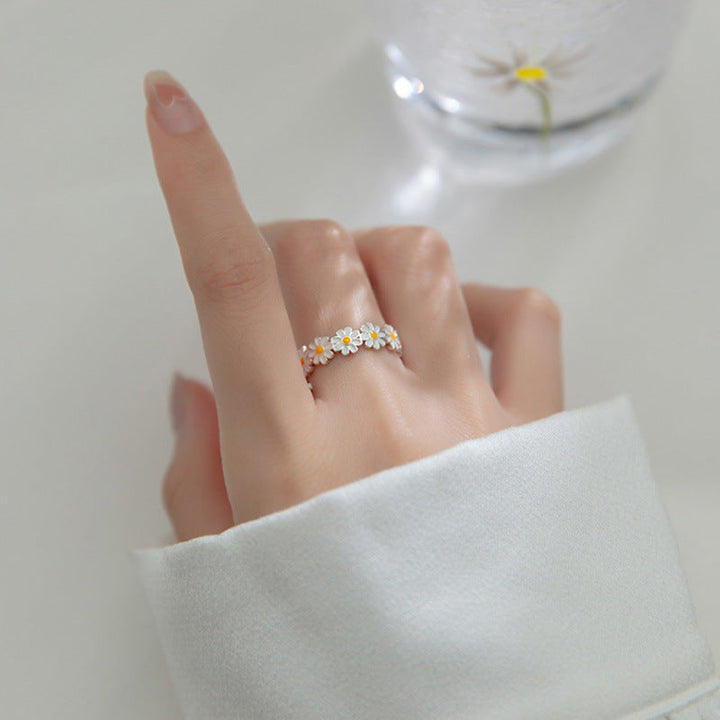 MAISY™ – Bague Marguerite en Fleur 