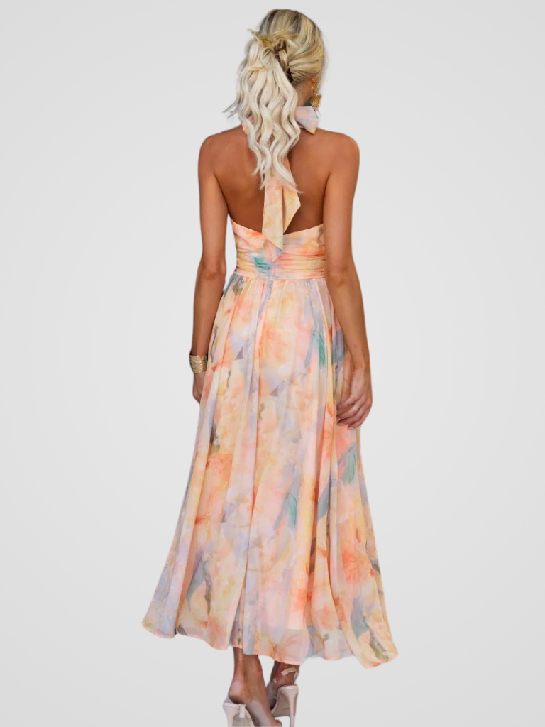 Elviana™ | Robe mi-longue élégante