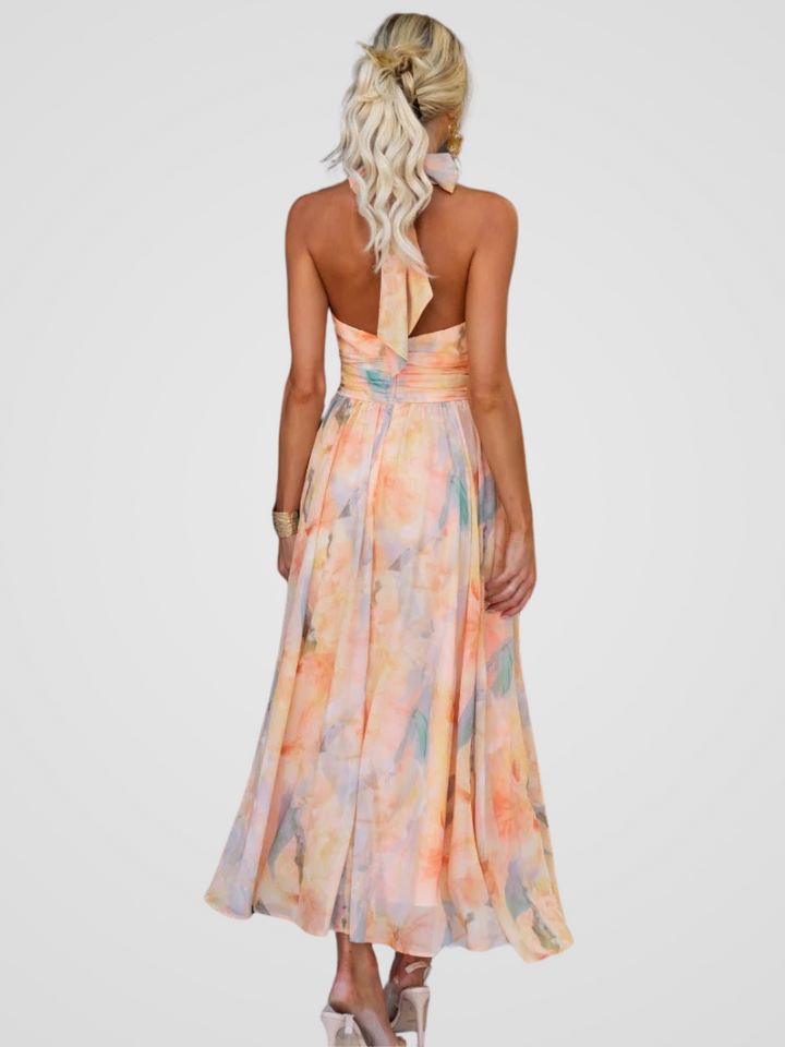 Elviana™ | Robe mi-longue élégante