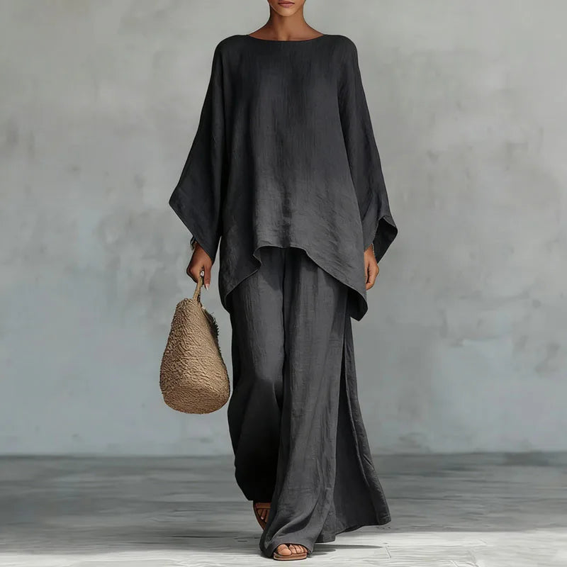 Oversized Tunic and Wide-Leg set