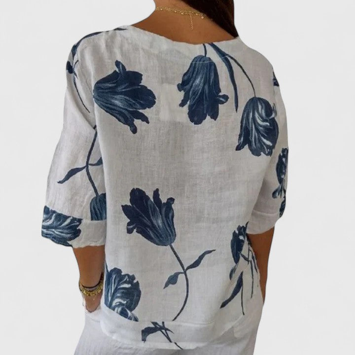 Isabel | Chemisier élégant à imprimé floral