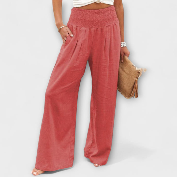 Thearya - Pantalon large décontracté