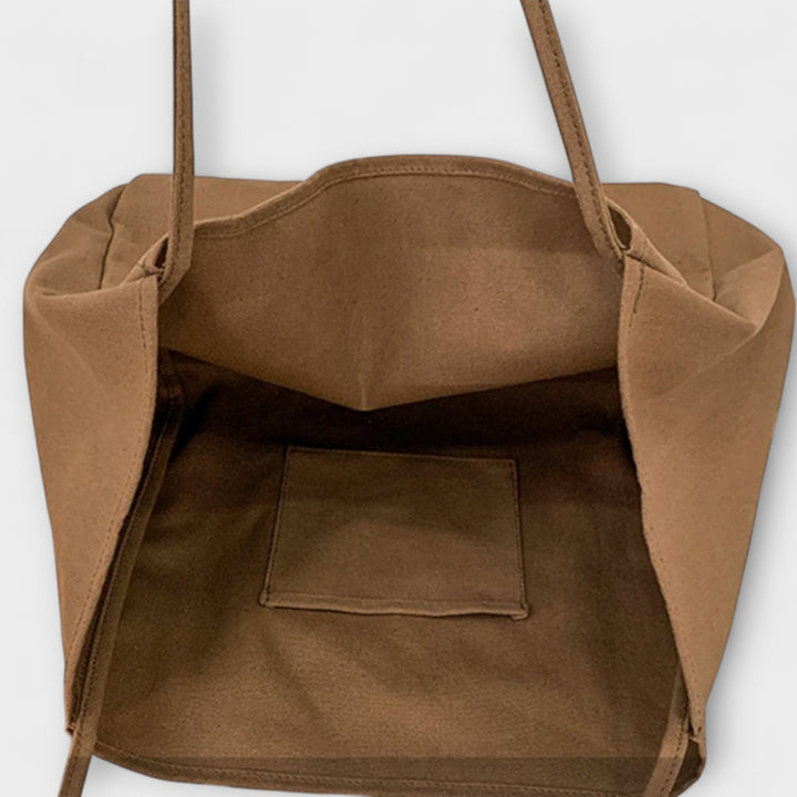 Olivia - Grand sac cabas en toile de haute qualité