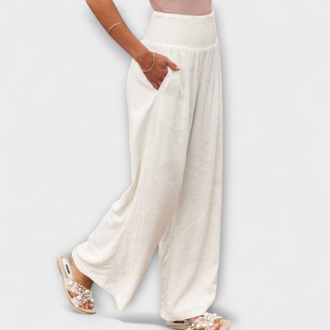 Thearya - Pantalon large décontracté
