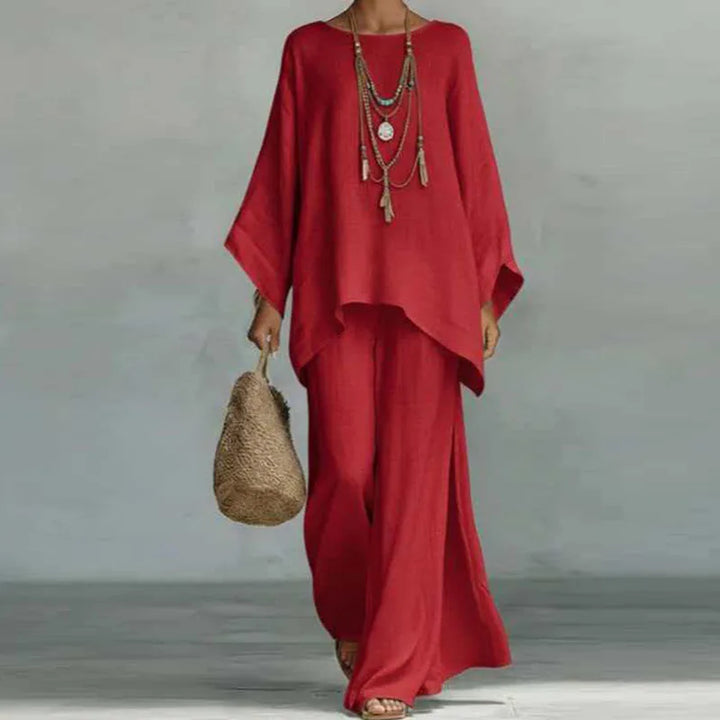Oversized Tunic and Wide-Leg set