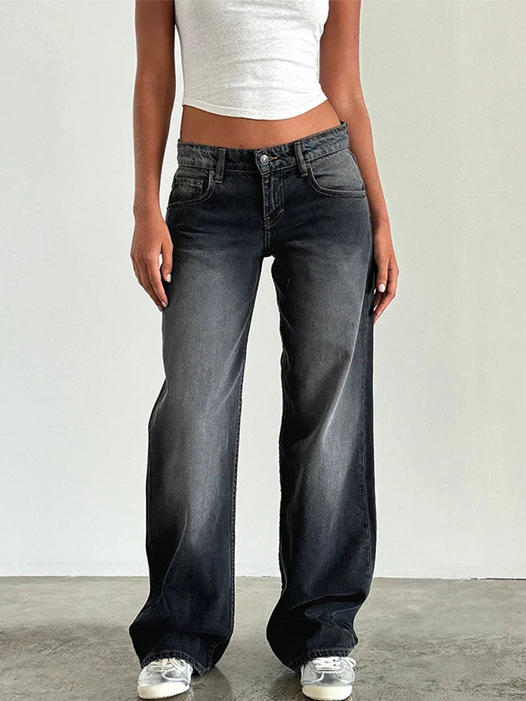 SYLVAINE™ – Jean ample décontracté vintage 