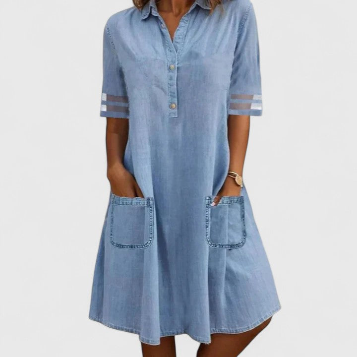 Brittany | Robe en jean flatteuse