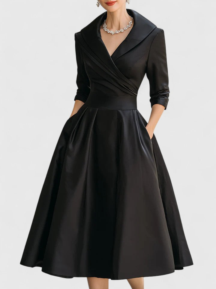 Yan | Robe midi élégante