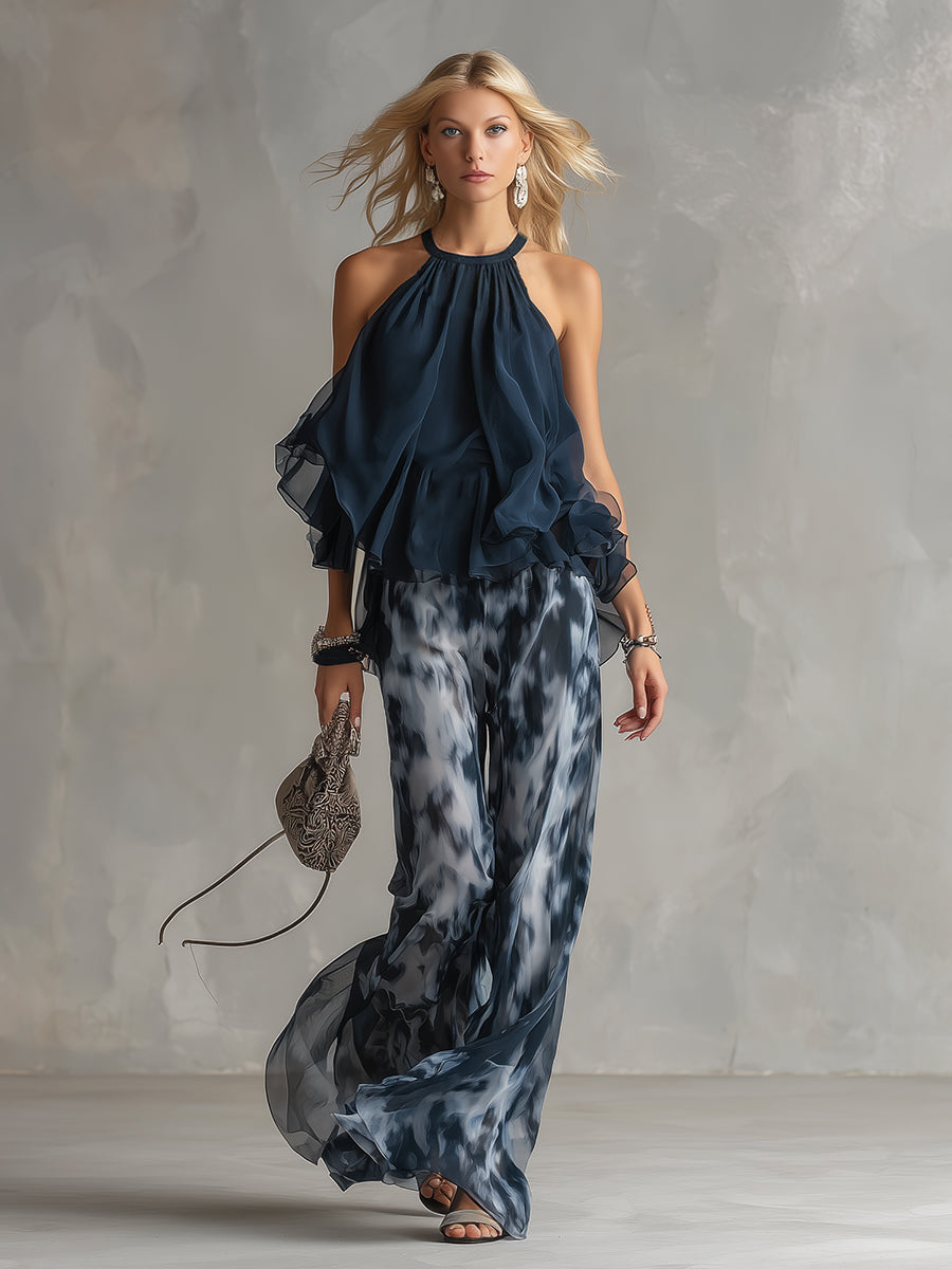 Ludovica Elegant chiffon set