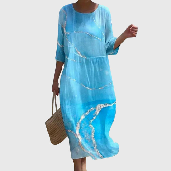 Hayley™ | Robe longue fleurie élégante