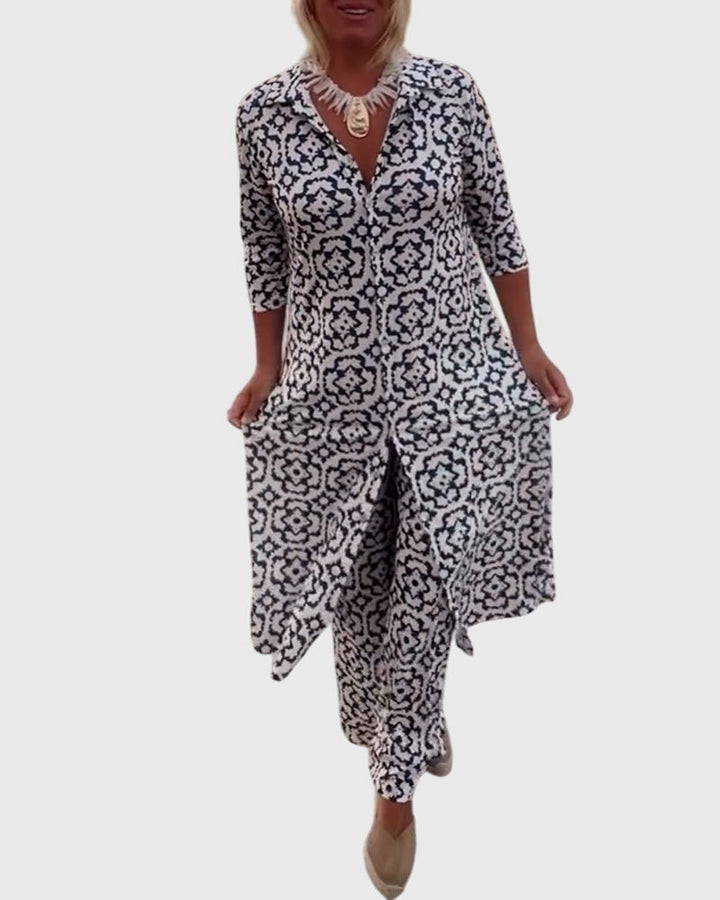 Gabriella™ | Ensemble deux pièces vintage élégant