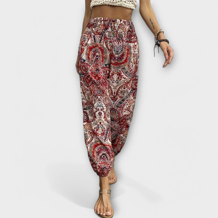 Scarlett - Pantalon à motif ethnique