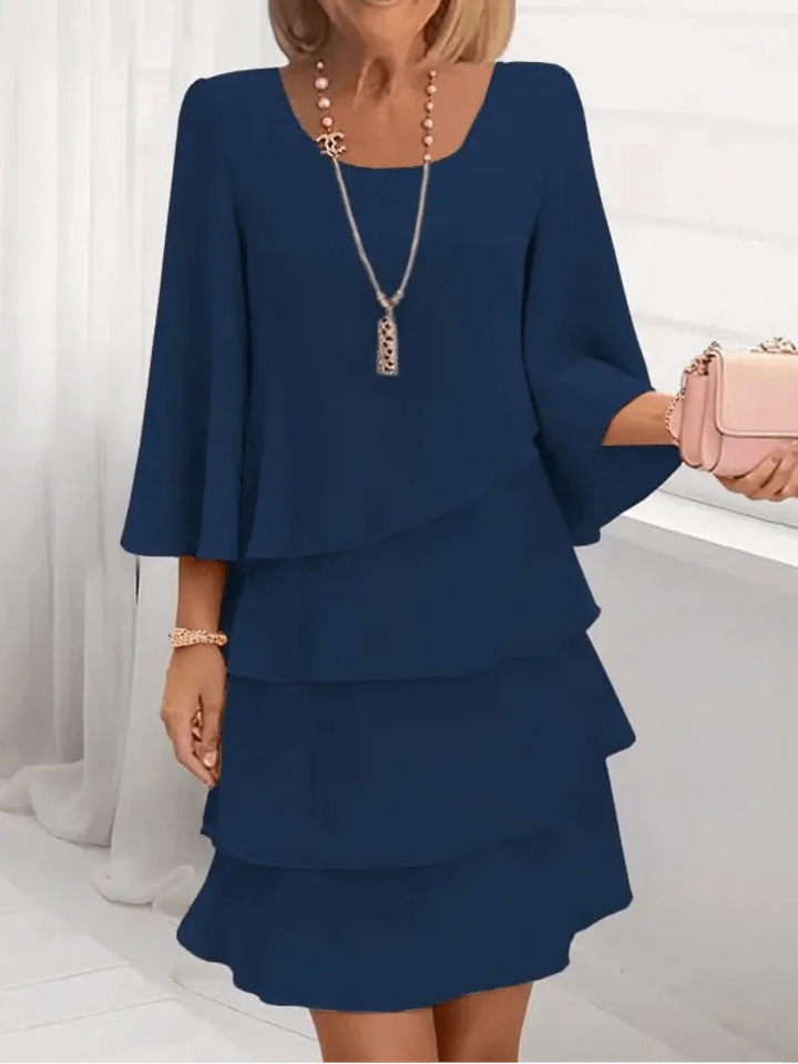 Catherine™ - Elegant Comfort Ruffle Dress