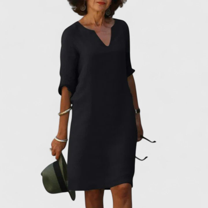 Taylor | Robe confortable à col en V