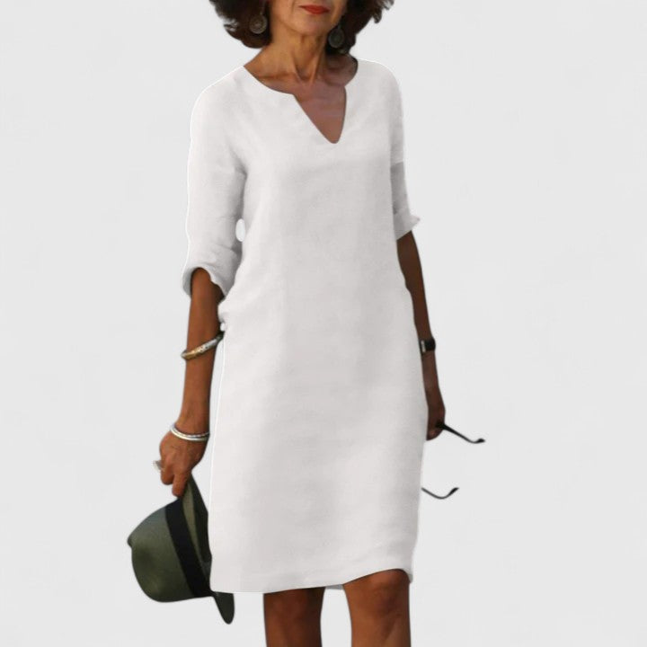 Taylor | Robe confortable à col en V