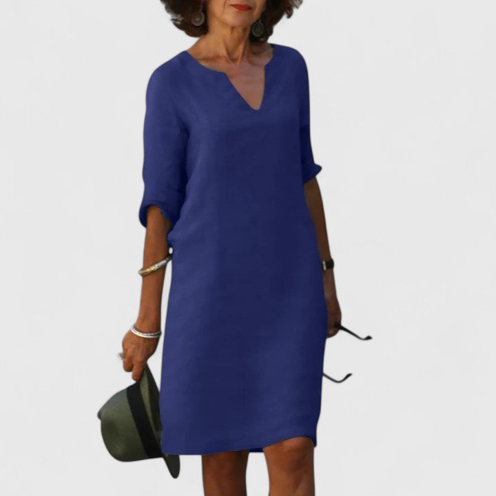 Taylor | Robe confortable à col en V
