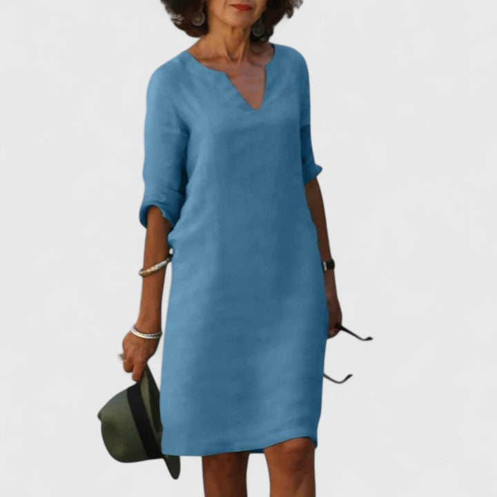 Taylor | Robe confortable à col en V