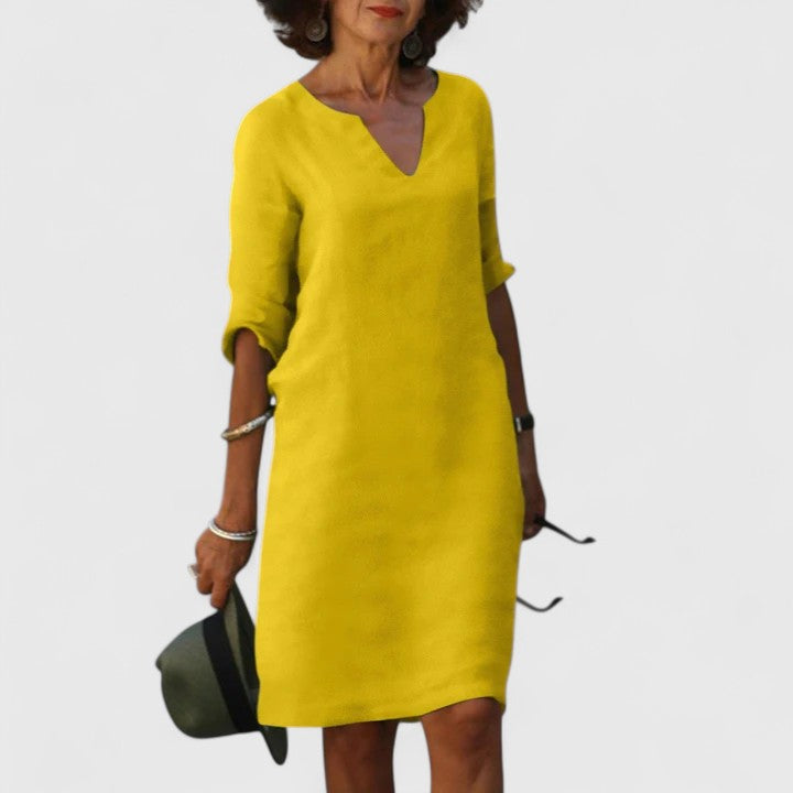 Taylor | Robe confortable à col en V