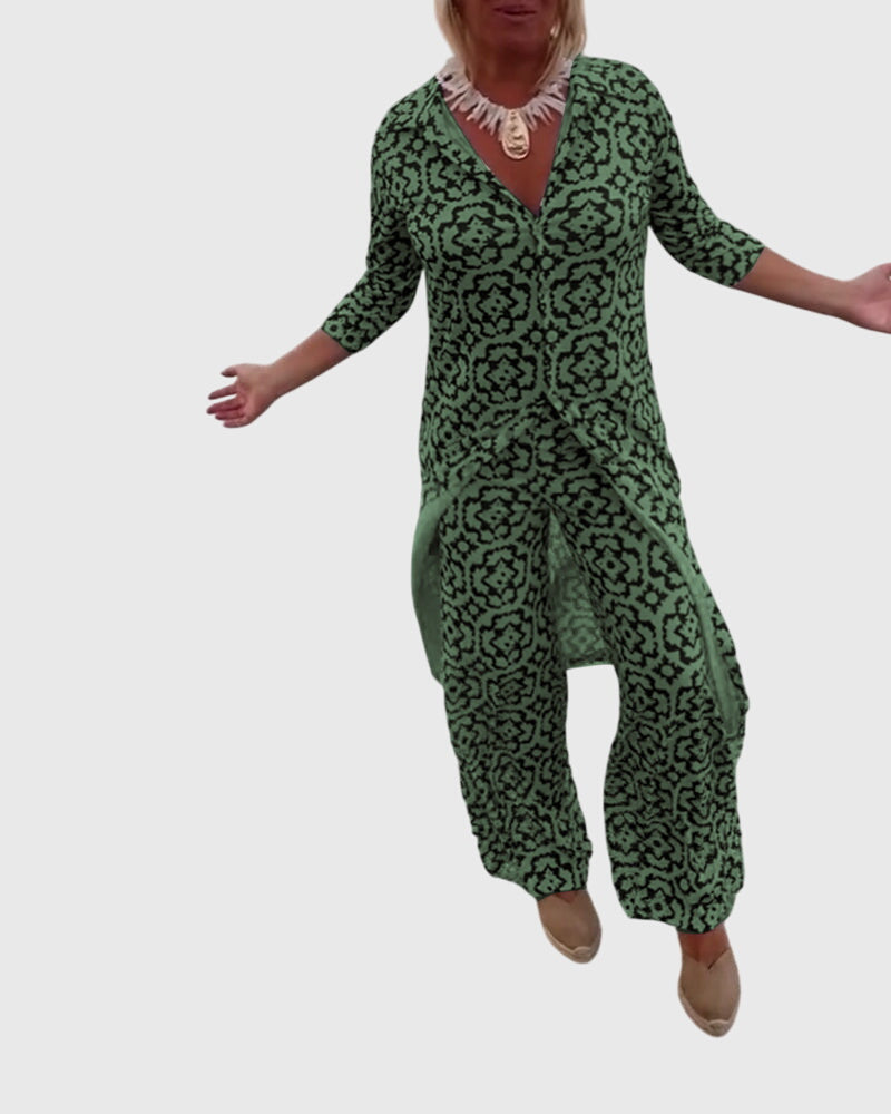 Gabriella™ | Ensemble deux pièces vintage élégant